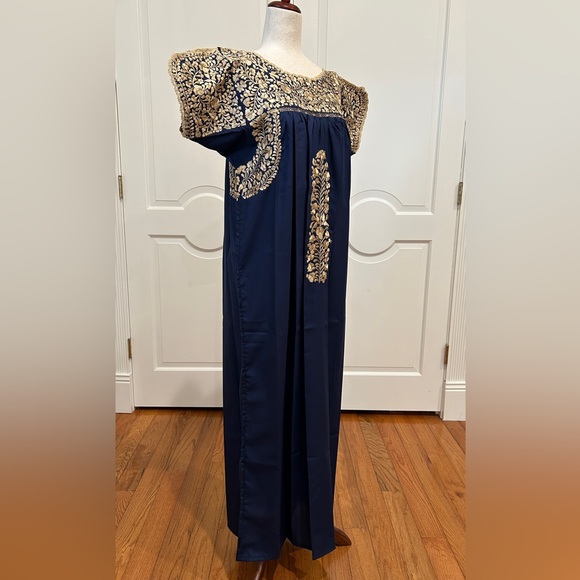 New. Handmade Dresses San Antonino Maxi Dressoaxaca Mexican